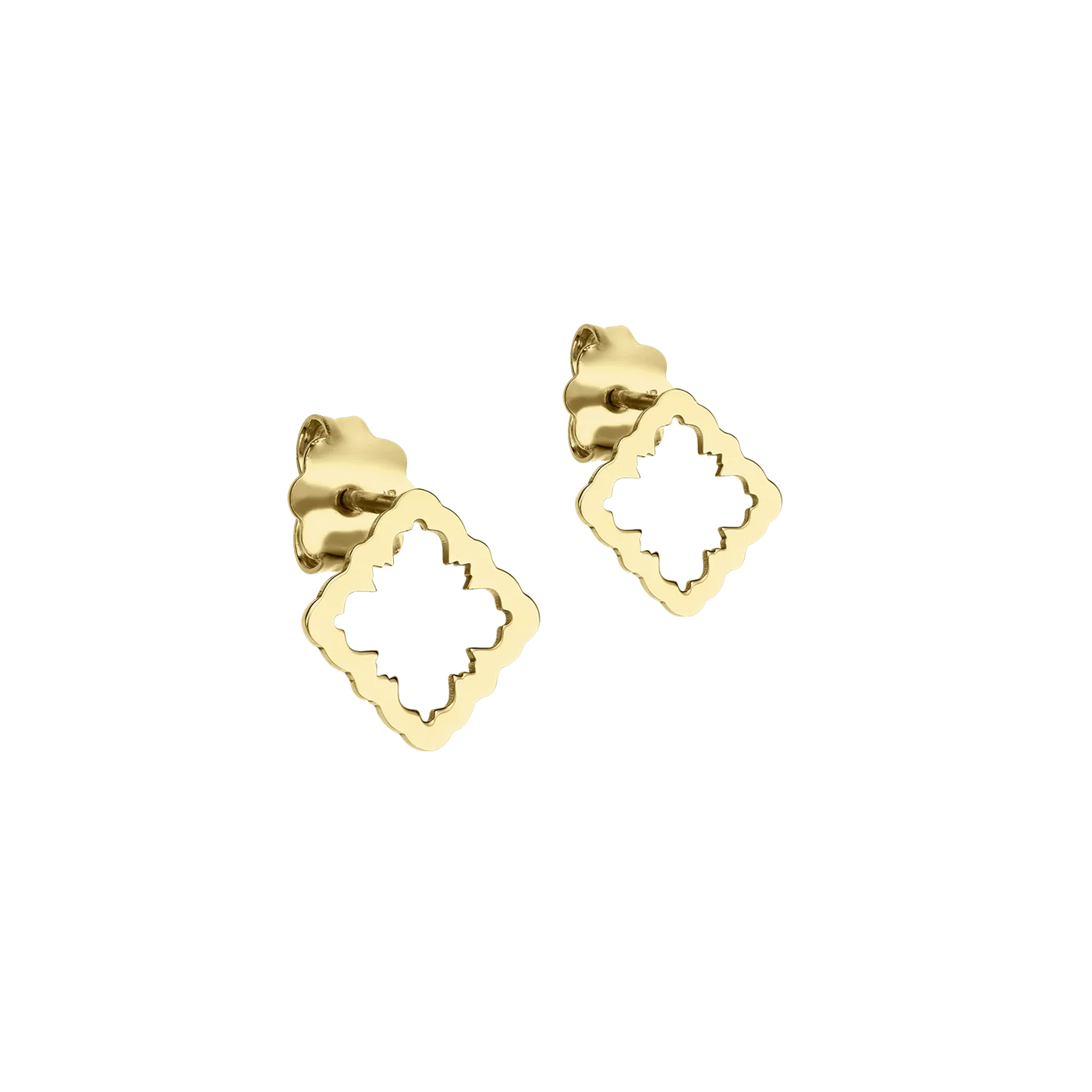 Cercei Ama, din aur galben, cu tija