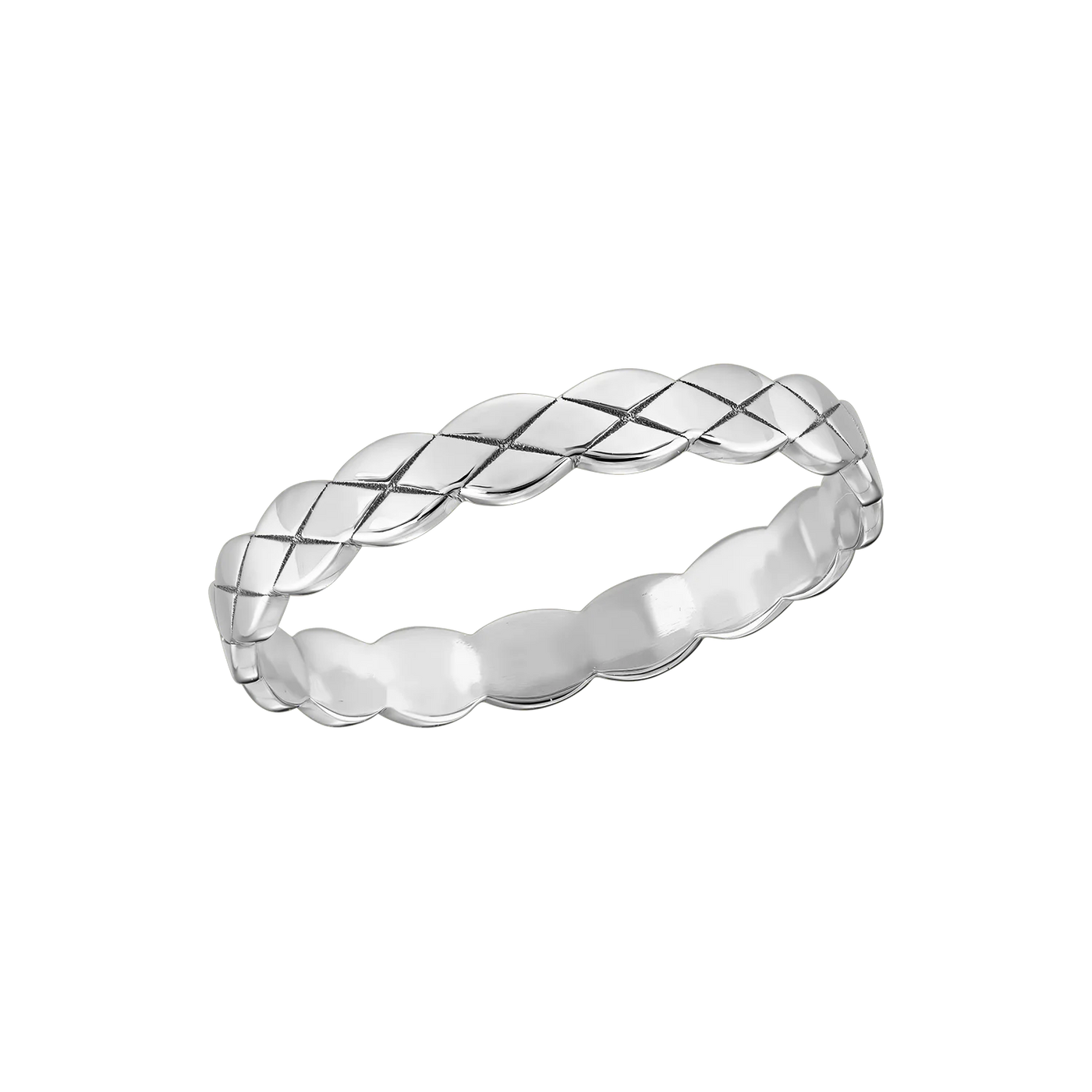 Inel Eternity, din aur alb