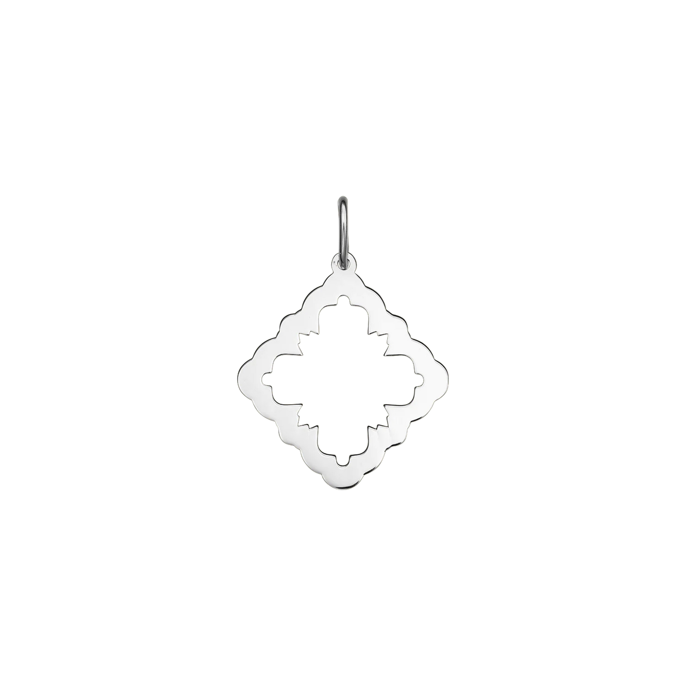 Pandantiv Ama din aur alb