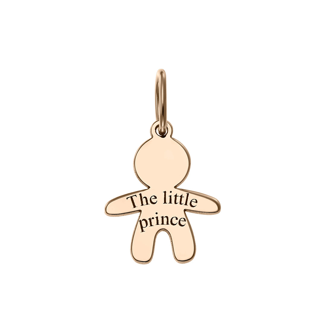 Pendant The Little Prince, in rose gold - zeaetsia