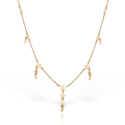 Precious Starfish Necklace in rose gold 45cm - zeaetsia