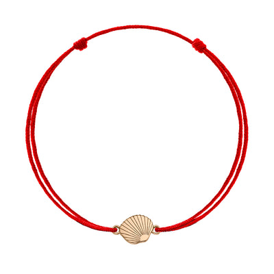 Bracelet on string Sea Shell, in rose gold - zeaetsia