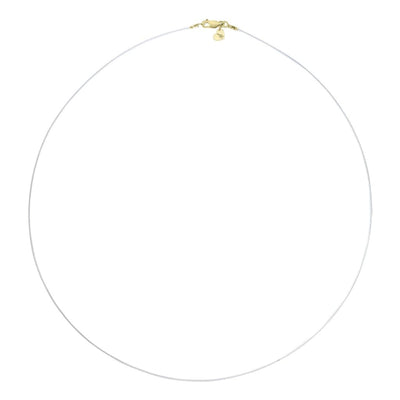 Transparent necklace in yellow gold - Necklace